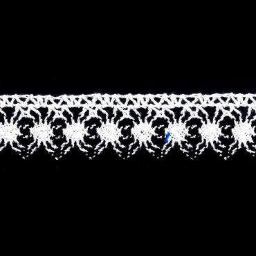 ENCAJE DE HILO 3.0CM YARDA #1002 NEGRO