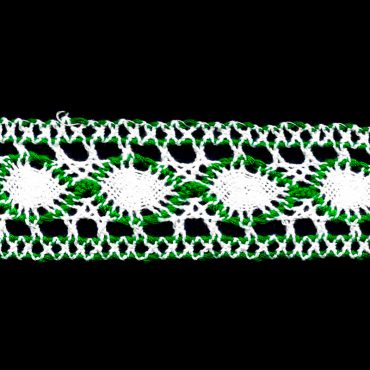 TRENCILLA DE HILO 4.0CM YARDA #1003 VERDE