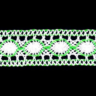 TRENCILLA DE HILO 4.0CM YARDA #1003 VERDE CANA