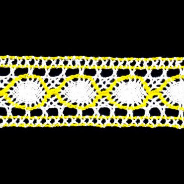 TRENCILLA DE HILO 4.0CM YARDA #1003 AMARILLO