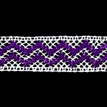 TRENCILLA DE HILO 3.0CM YARDA #1005 MORADO