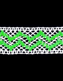 TRENCILLA DE HILO 3.0CM YARDA #1005 VERDE CANA