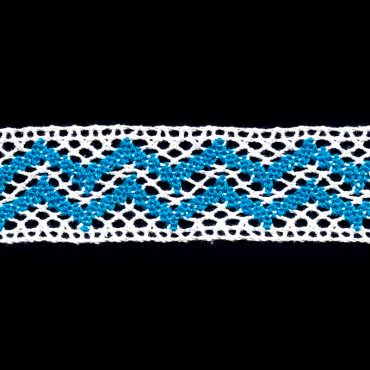 TRENCILLA DE HILO 3.0CM YARDA #1005 TURQUEZA
