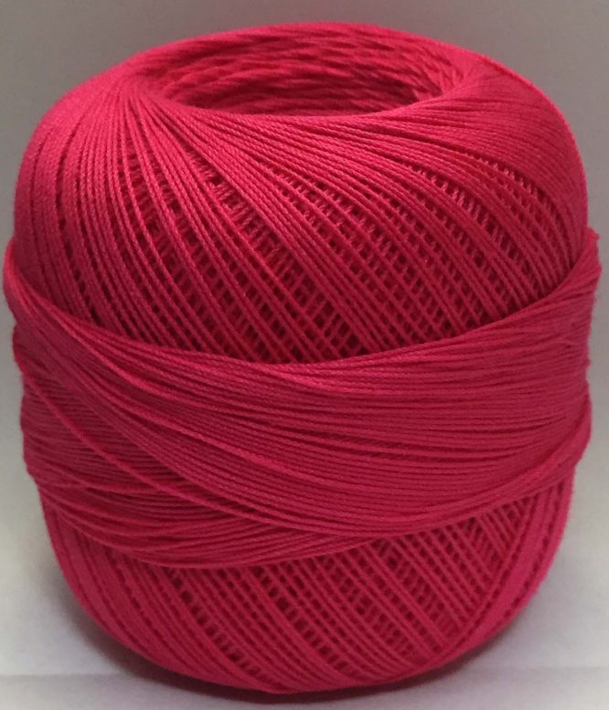 HILO CROCHET OMEGA #10 30g FUSHIA C131