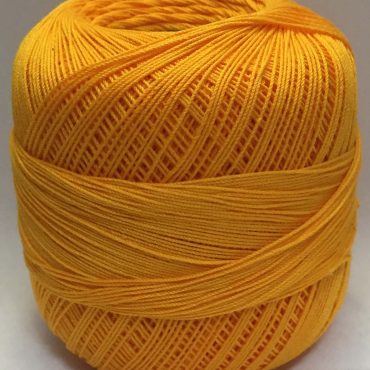 HILO CROCHET OMEGA #20 30g AMARILLO FUERTE C228