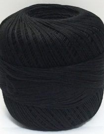 HILO CROCHET OMEGA #20 30g NEGRO C243