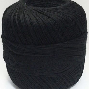 HILO CROCHET OMEGA #20 30g NEGRO C243