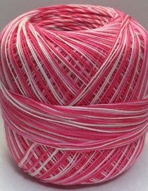 HILO CROCHET OMEGA #30 30g C1374 MATIZADO ROSADO