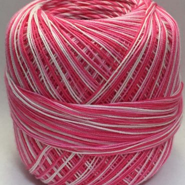 HILO CROCHET OMEGA #30 30g C1374 MATIZADO ROSADO