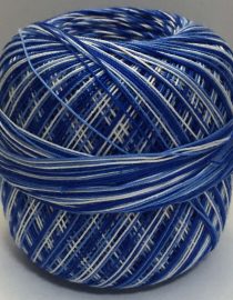 HILO CROCHET OMEGA #30 30g C1371 MATIZADO AZUL