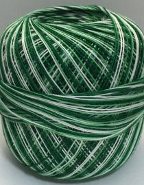 HILO CROCHET OMEGA #30 30g C1379 MATIZADO VERDE