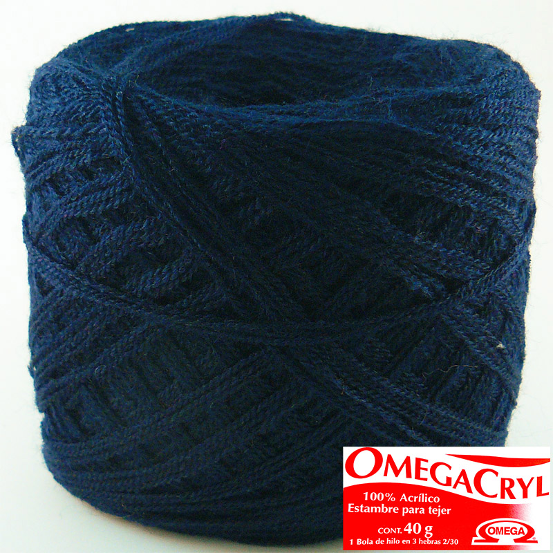 HILO OMEGACRYL 40g C19 AZUL MARINO 1 HILO OMEGACRYL 40g C19 AZUL MARINO