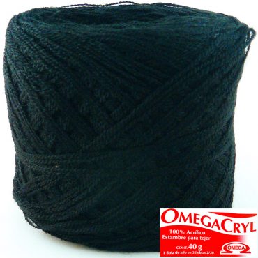 HILO OMEGACRYL 40g C20 NEGRO