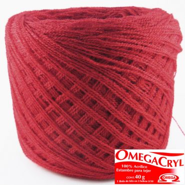 HILO OMEGACRYL 40g C45 ROJO