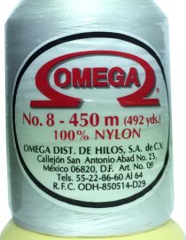 HILO NYLON OMEGA #8 450m BLANCO C13 BLANCO
