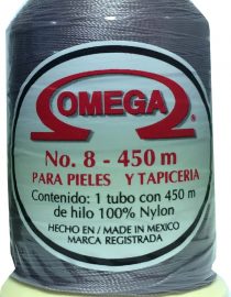 HILO NYLON OMEGA #8 450m GRIS C27