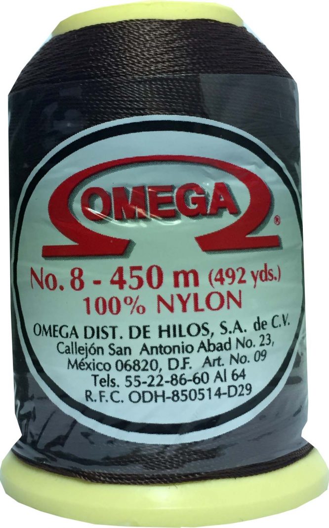 HILO NYLON OMEGA #8 450m CHOCOLATE C15