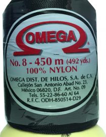 HILO NYLON OMEGA #8 450m NEGRO C11 NEGRO