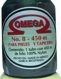 HILO NYLON OMEGA #8 450m VERDE OLIVO C31