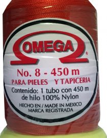HILO NYLON OMEGA #8 450m ROJO C63