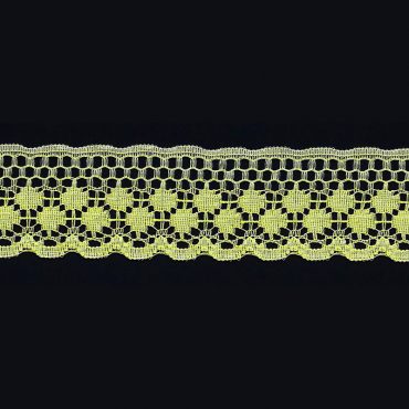 ENCAJE CHAVELA AMARILLO YARDA