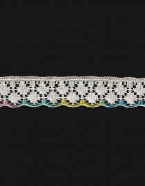 ENCAJE CHAVELITA MULTICOLOR YARDA