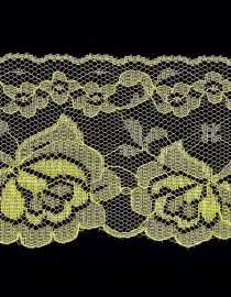 ENCAJE FANTASIA AMARILLO YARDA