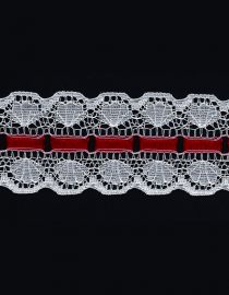 ENCAJE PANAMA ROJO YARDA