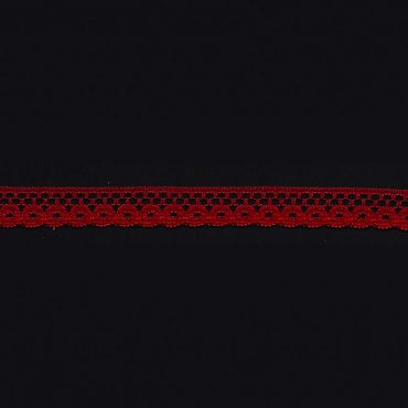 ENCAJE PEPITA ROJO YARDA