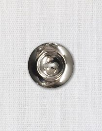 BOTON METALICO PLATEADO DOCENA #34