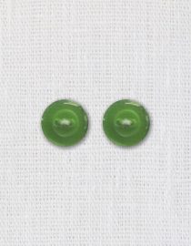 BOTON POLY 18 2H VERDE DOCENA