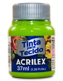 PINTURA ACRILEX MATE 37ML 510 VERDE HOJA