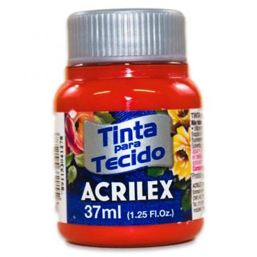 PINTURA ACRILEX MATE 37ML 507 ROJO FUEGO