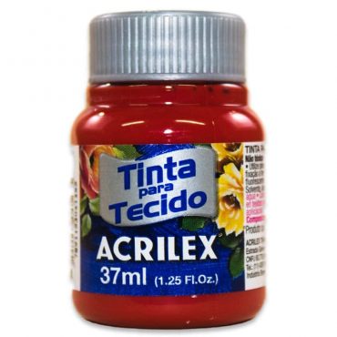 PINTURA ACRILEX MATE 37ML 508 ROJO ESCARLATA