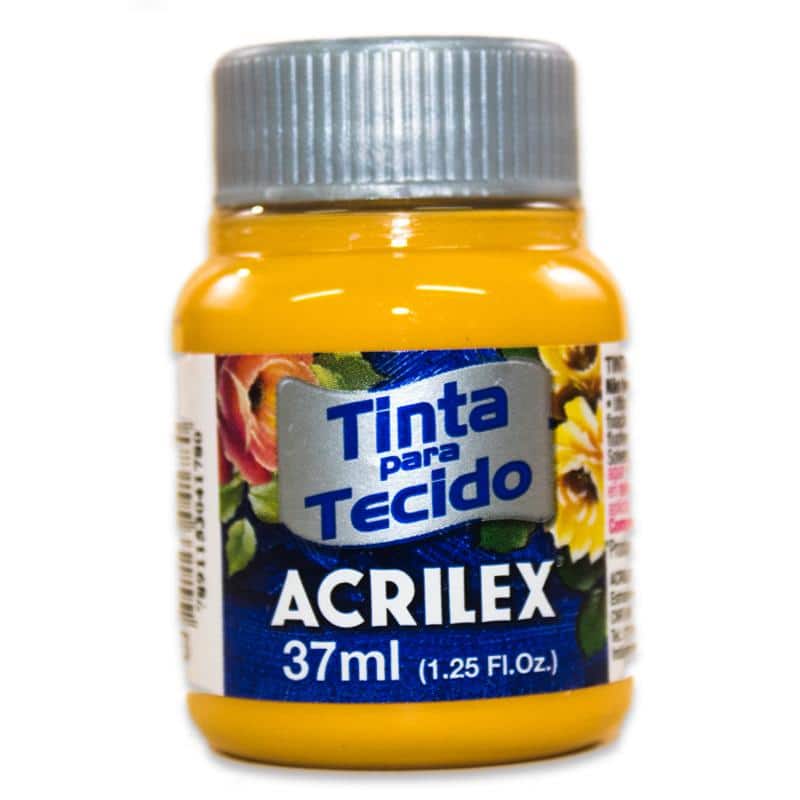 Pintura Mate para Tela Acrilex Negro 37ml