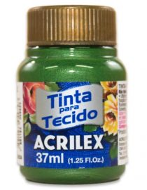 PINTURA ACRILEX 37ML METALICO 513 VERDE MUSGO