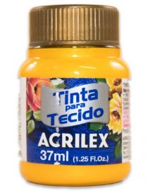 PINTURA ACRILEX 37ML METALICO 553 AMARILLO