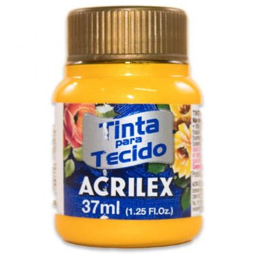 PINTURA ACRILEX 37ML METALICO 553 AMARILLO