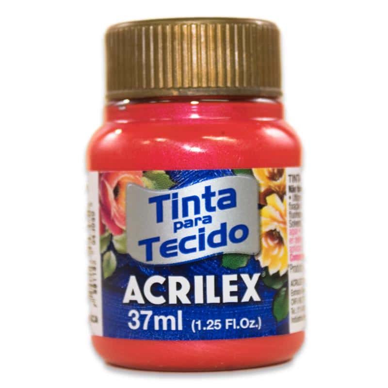 PINTURA ACRILEX 37ML METALICO 555 ROJO 1 PINTURA ACRILEX 37ML METALICO 555 ROJO
