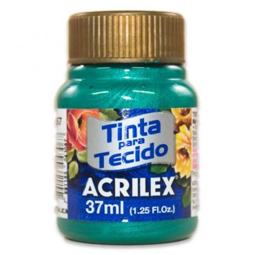 PINTURA ACRILEX 37ML METALICO 557 VERDE