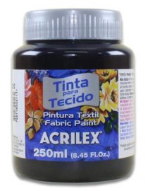 04125 PINTURA ACRILEX 250ML. NEGRO