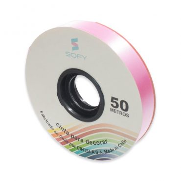 CINTA DE PAPEL SOFY 3/4 50MTS ROLLO FUCSIA