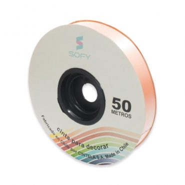CINTA DE PAPEL SOFY 3/4 50MTS ROLLO MELON