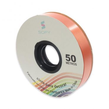 CINTA DE PAPEL SOFY 3/4 50MTS ROLLO NARANJA