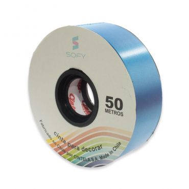 CINTA DE PAPEL SOFY 1-1/2 50MTS ROLLO AZUL