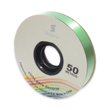 CINTA DE PAPEL SOFY 3/4 50MTS ROLLO VERDE