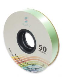 CINTA DE PAPEL SOFY 3/4 50MTS ROLLO VERDE CLARO