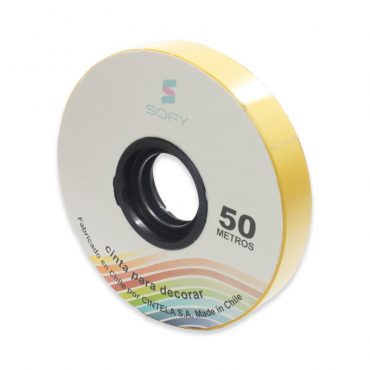 CINTA DE PAPEL SOFY 3/4 50MTS ROLLO ZAPALLO