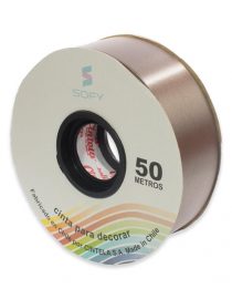 CINTA DE PAPEL SOFY 1-1/2 50MTS ROLLO CAFE