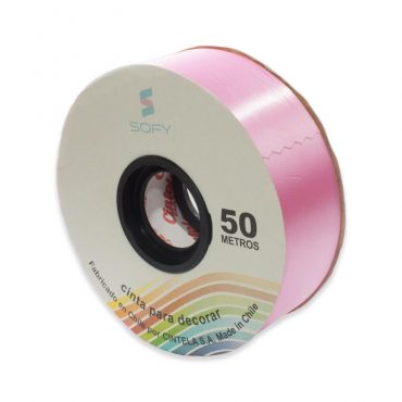 CINTA DE PAPEL SOFY 1-1/2 50MTS ROLLO FUCSIA